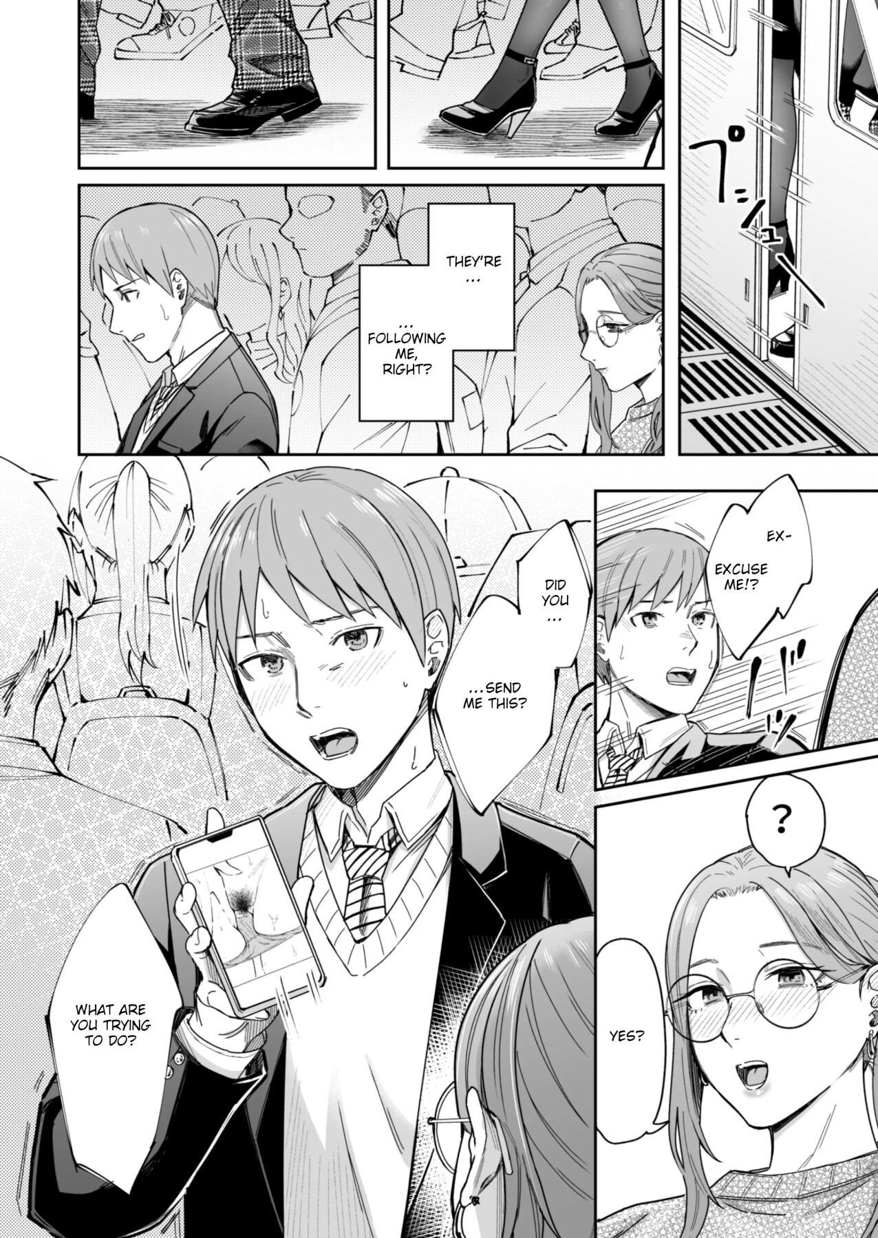 Hentai Manga Comic-A Story About How I Got Sent Lewd Selfies From A Woman I Didn't Know-Read-8